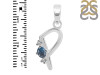 Labradorite & White Topaz Alphabet P Pendant LBD-RDA-16.