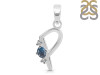 Labradorite & White Topaz Alphabet P Pendant LBD-RDA-16.