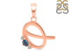 Labradorite & White Topaz Alphabet Q Pendant LBD-RDA-17.