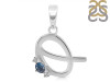 Labradorite & White Topaz Alphabet Q Pendant LBD-RDA-17.