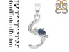 Labradorite & White Topaz Alphabet S Pendant LBD-RDA-19.
