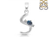 Labradorite & White Topaz Alphabet S Pendant LBD-RDA-19.