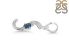 Labradorite & White Topaz Alphabet S Pendant LBD-RDA-19.