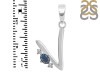 Labradorite & White Topaz Alphabet V Pendant LBD-RDA-22.