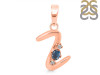 Labradorite & White Topaz Alphabet Z Pendant LBD-RDA-26.