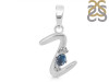 Labradorite & White Topaz Alphabet Z Pendant LBD-RDA-26.