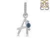 Labradorite & White Topaz Alphabet A Pendant LBD-RDA-27.