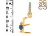 Labradorite & White Topaz Alphabet E Pendant LBD-RDA-31.