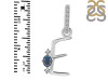 Labradorite & White Topaz Alphabet E Pendant LBD-RDA-31.