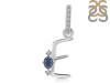 Labradorite & White Topaz Alphabet E Pendant LBD-RDA-31.
