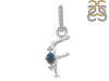 Labradorite & White Topaz Alphabet F Pendant LBD-RDA-32.