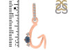 Labradorite & White Topaz Alphabet G Pendant LBD-RDA-33.