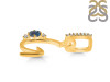 Labradorite & White Topaz Alphabet G Pendant LBD-RDA-33.