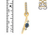 Labradorite & White Topaz Alphabet I Pendant LBD-RDA-35.