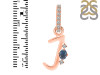 Labradorite & White Topaz Alphabet J Pendant LBD-RDA-36.