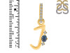 Labradorite & White Topaz Alphabet J Pendant LBD-RDA-36.