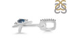 Labradorite & White Topaz Alphabet K Pendant LBD-RDA-37.