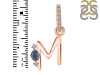 Labradorite & White Topaz Alphabet M Pendant LBD-RDA-39.