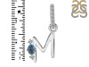 Labradorite & White Topaz Alphabet M Pendant LBD-RDA-39.