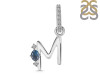 Labradorite & White Topaz Alphabet M Pendant LBD-RDA-39.