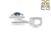 Labradorite & White Topaz Alphabet M Pendant LBD-RDA-39.