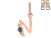 Labradorite & White Topaz Alphabet N Pendant LBD-RDA-40.
