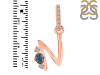 Labradorite & White Topaz Alphabet N Pendant LBD-RDA-40.