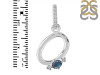 Labradorite & White Topaz Alphabet O Pendant LBD-RDA-41.
