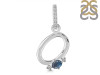 Labradorite & White Topaz Alphabet O Pendant LBD-RDA-41.