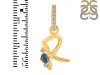 Labradorite & White Topaz Alphabet R Pendant LBD-RDA-44.