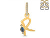 Labradorite & White Topaz Alphabet R Pendant LBD-RDA-44.