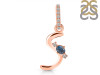 Labradorite & White Topaz Alphabet S Pendant LBD-RDA-45.