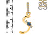 Labradorite & White Topaz Alphabet S Pendant LBD-RDA-45.