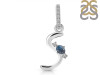 Labradorite & White Topaz Alphabet S Pendant LBD-RDA-45.