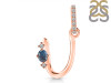Labradorite & White Topaz Alphabet U Pendant LBD-RDA-47.