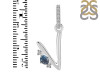 Labradorite & White Topaz Alphabet V Pendant LBD-RDA-48.