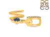 Labradorite & White Topaz Alphabet W Pendant LBD-RDA-49.