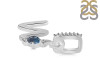 Labradorite & White Topaz Alphabet W Pendant LBD-RDA-49.