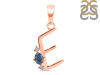 Labradorite & White Topaz Alphabet E Pendant LBD-RDA-5.
