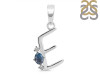 Labradorite & White Topaz Alphabet E Pendant LBD-RDA-5.