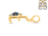 Labradorite & White Topaz Alphabet E Pendant LBD-RDA-5.