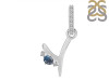 Labradorite & White Topaz Alphabet Y Pendant LBD-RDA-51.