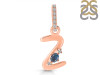 Labradorite & White Topaz Alphabet Z Pendant LBD-RDA-52.