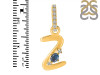 Labradorite & White Topaz Alphabet Z Pendant LBD-RDA-52.