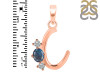 Labradorite & White Topaz Alphabet C Pendant LBD-RDA-55.