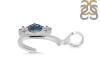 Labradorite & White Topaz Alphabet C Pendant LBD-RDA-55.