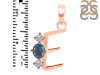 Labradorite & White Topaz Alphabet E Pendant LBD-RDA-57.