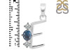 Labradorite & White Topaz Alphabet E Pendant LBD-RDA-57.