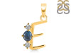 Labradorite & White Topaz Alphabet E Pendant LBD-RDA-57.