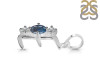 Labradorite & White Topaz Alphabet E Pendant LBD-RDA-57.